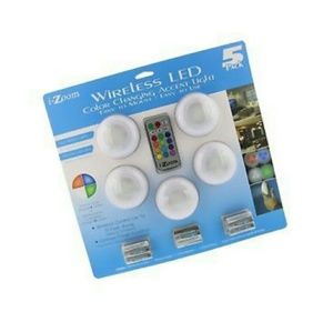 I-Zoom wireless LED Color Changing Push Lights